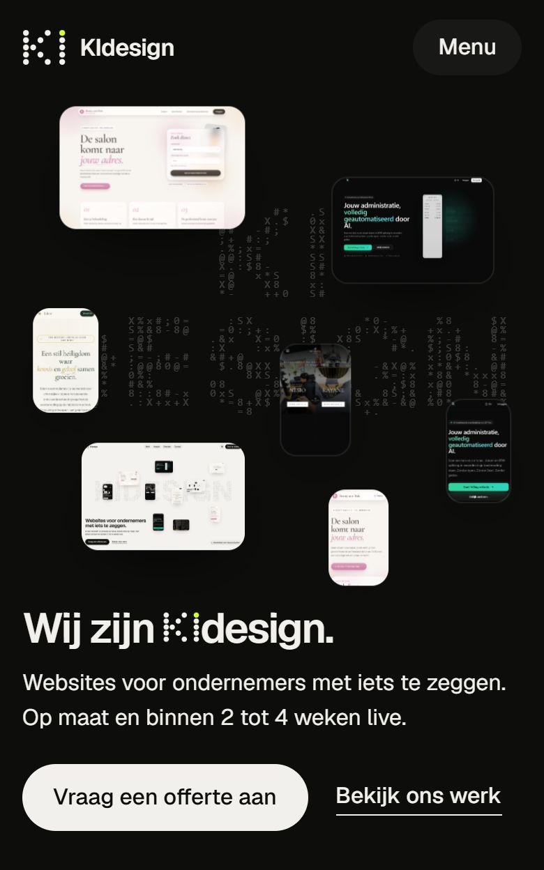 KIdesign op mobiel